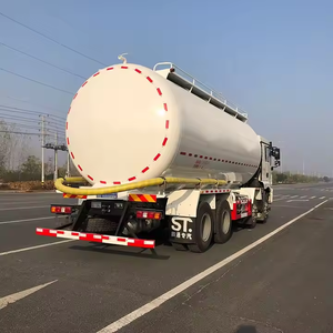 מפעל מכירה ישירה במפעל 8*4 בתפזורת בטון אבקת טנק משאית 29cbm מעוף תחבורה אפר מיכל משאית 29cbm - Product Image 5