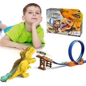 لعبة السكك الحديدية KSF لعبة السكك الحديدية سبرينت اكسسوارات مسار السيارة اطلاق النار يموت الصب السيارات سبيكة ديناصور فتحة اللعب للأطفال - Product Image 4