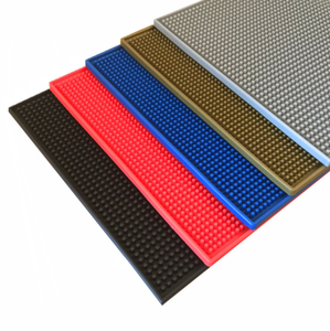 Factory Supply Unique Rectangle Soft Rubber Antiskid Barmat Custom bar Spill Mat - Product Image 3