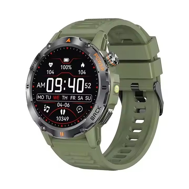 IPS 1.53inch BT Calling Sport Push Smart Watch YK06 Fashion Smart Watch LED Flashlight Waterproof Smartwatch