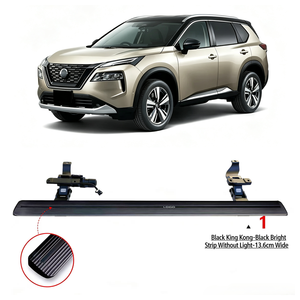 บันไดข้างไฟฟ้าพับเก็บอัตโนมัติ อลูมิเนียมอัลลอยด์ สำหรับ Nissan <span class=keywords><strong>X</strong></span>-<span class=keywords><strong>Trail</strong></span> <span class=keywords><strong>T33</strong></span> ปี 2022-2026  บันไดข้างรถยนต์ SUV อุปกรณ์เสริม - Product Image 1