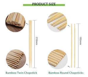 100% Tự Nhiên Dùng Một Lần Số Lượng Lớn Tre Tùy Chỉnh In Đũa Cho Nhà Hàng - Product Image 3