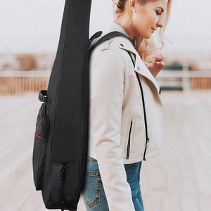 プロのカスタムEVAパッケージケースブラックハードシェルEVAクラシックギターバッグトラベル大容量EVAギターケース - Product Image 5