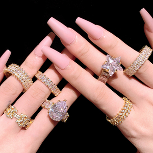 Anillos de mujer de Plata de Ley 925 de oro blanco personalizados al por mayor a buen precio anillos unisex de moda - Product Image 4