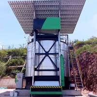 Máquina de Compostaje de Fertilizante Orgánico a Gran Escala, Inodora, Equipo de Fermentación de Estiércol Animal, Acero Inoxidable, 10-220m