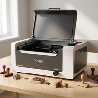 Mini machine de gravure laser 300*400mm pour tampons en caoutchouc, acrylique et cuir, pour cadeaux personnalisés et entreprises