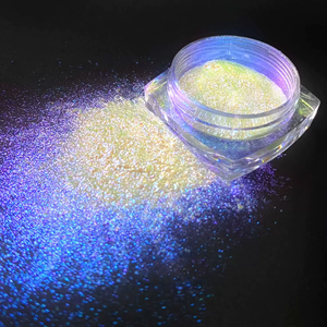 Poudre de pigment caméléon multicolore ultra-fine |   Poudre à effet miroir chromé changeant de couleur pour la décoration des ongles - Product Image 1