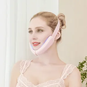 Masseur facial Ems Portable en forme de V, appareil de massage à micro-courant, pour soins de la peau