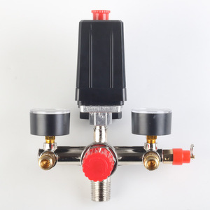 ชุดสวิตช์ควบคุมแรงดัน G1/4 90-120PSI วาล์วควบคุมเครื่องอัดอากาศ - Product Image 2