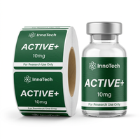 Etiquetas de Vinilo Personalizadas con Logotipo para Frascos, Impermeables, 3ml 10ml 30ml, Holográficas, Adhesivas, para Envases de Productos para el Cuidado de la Piel y Medicamentos