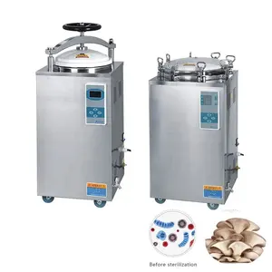 Mesin sterilisasi uap Rumah Sakit 150l, mesin sterilisasi autoklaf untuk makanan substrat jamur