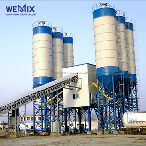 HZS120 Centrale à béton Centrale à béton stationnaire Centrale à béton prêt à l'emploi Mélangeur à béton à courroie - Product Image 1