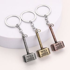 Venta Directa de Fábrica, Llavero Metálico con Forma de Martillo de Capitán América, Thor y los Vengadores, Regalos Periféricos - Product Image 1