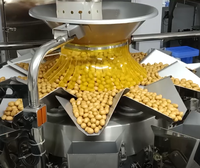 Peseuse combinée multifonction 10-14 têtes pour la production de gros volumes pour le remplissage et l'emballage des fruits dans des sacs pochettes
