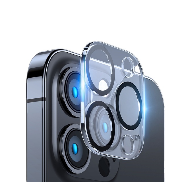 XOWO HD Scratch Resistant Support Night Shooting Tempered Glass Camera Lens Protector for iPhone 14 Pro 14 Plus 14 Pro Max