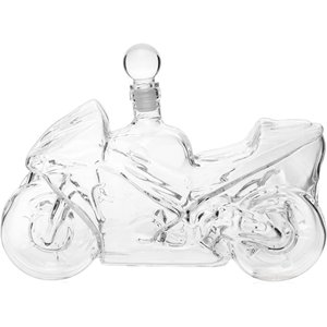 750ml moto Decanter by Wine Savant bicchiere di alta qualità Wine & Whiskey regalo per gli amanti della moto e collezionisti - Product Image 3
