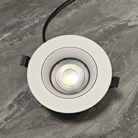 Angle réglable encastré vers le bas lumière 5W 7W 12W 15W nid d'abeille Anti-éblouissement Dimmable LED Downlight 3CCT projecteur économique
