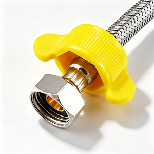 Manguera Flexible Corrugada de Acero Inoxidable 304 de Alta Calidad y Durabilidad, de Doble Cabezal, para Uso en Baños, Diámetro Interior de 1/2 y 3/4, Presión Máxima de 250 psi - Product Image 6