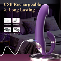 Vibromasseurs Point G à Double Moteur, Stimulateur Clitoridien Chauffant, Godemichés Réalistes, Vibromasseurs Anaux, Jouets Sexuels pour Femme