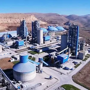 Düşük maliyetli yüksek verimli çimento üretim hattı komple 600TPD çimento yapma makineleri bitki fiyatı