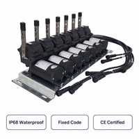 Système de commande à distance sans fil et moteur d'embrayage de grue à code fixe étanche IP68 12V 24V