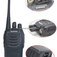Radio bidirectionnelle analogique UHF 430-440 MHz pour talkie-walkie BF-888S, portée 0-3 km, 16 canaux, batterie 1000-1500 mAh, 3W, étanchéité IPX-1