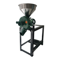 Moulin Électrique Mini à Farine, Humide et Sec, pour Poudre Alimentaire, Riz, Blé, Maïs, Broyeur avec Roulements et Engrenages, Composants Essentiels de Broyage