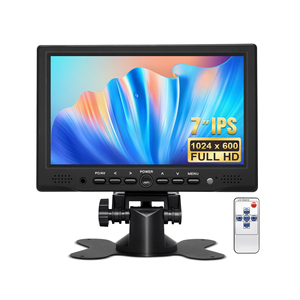 Mini Monitor HD VGA AV de 7 Pulgadas, Pequeño, 1024x600, TFT, Mini Monitor LCD TFT de 7 Pulgadas - Product Image 1