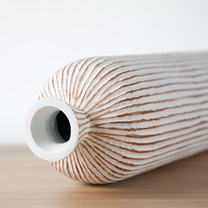 Wholesale Luxury White <strong>Flower</strong> <strong>Vase</strong> Home Decoration Floor <strong>Vase</strong> for Wedding - Product Image 5