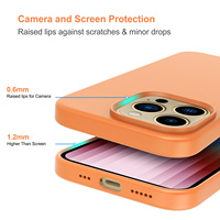 Casing HP Anti-Sidik Jari Silikon Cair Kualitas Terbaik 2026 untuk iPhone 13 14 Pro Max iPhone 15 Warna Magnet Fashion Terbaru