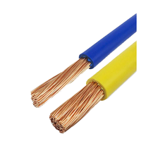 Câble d'alimentation électrique 1*2.5mm2 300V 500V, conducteur en cuivre toronné nu isolé en PVC pour ordinateur industriel basse tension