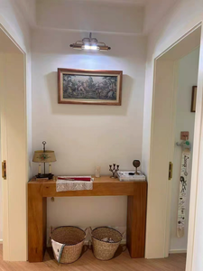 Tavolo d'ingresso in legno in stile medievale porta d'ingresso domestica a parete panca in legno massiccio lungo tavolo rettangolare, bancone d'ingresso - Product Image 6