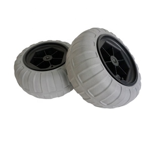 16 inch beach wheels with bearing caster wheel for trolley cart wagons