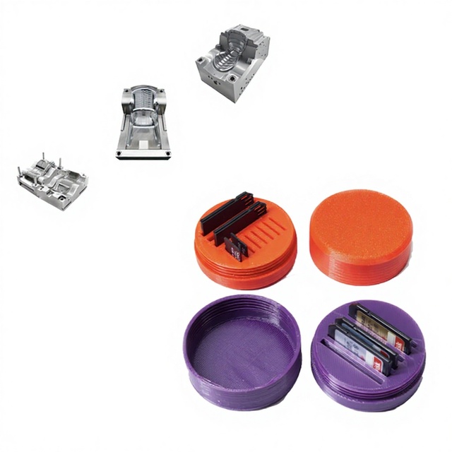 HH H135 Hot New Custom Design Metal Plastic PP Slim Micro SD TF SIM Card Holder Portable Professional EVA Tray Injection Molding