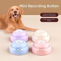 Jouet pour chien en plastique, bouton de communication pour animaux de compagnie, dispositif d'enregistrement sonore interactif pour l'entraînement