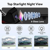 Caméra de recul pour véhicule AHD 1080P, vision nocturne IP69K, 170° °   Caméra de recul/avant universelle à grand angle avec boîtier métallique