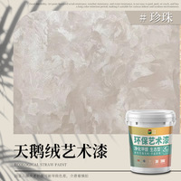Peinture murale intérieure acrylique à base d'eau de haute qualité fournie par le fabricant pour les peintures de salon