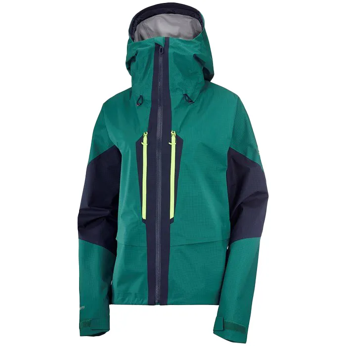 Zip Up Ontwerp Mens Lange Groene Ski Skiën Sport Outdoor Custom Jassen