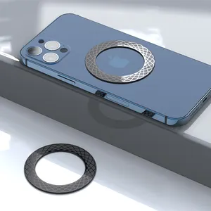 Supporto per anello adesivo magnetico ricarica Wireless piastra adesiva con cerchio magnetico forte per supporto MagsafePhone