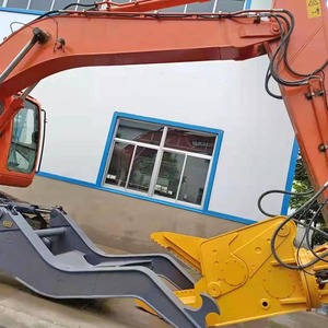 Cisaille hydraulique Huanjun 7500 kg, rotative à 360 degrés, accessoire pour excavatrice, pour la récupération de ferraille et de voitures - Product Image 3
