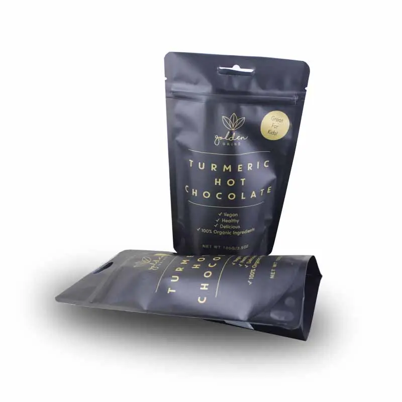 Mylar-bolsas de embalaje de té con estampado personalizado, resellable, con cremallera, para té Suelto