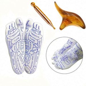 Calcetines de Acupresión y Reflexología para Pies Cansados, Ligeros, Transpirables, Ecológicos, para Masaje de Pies, Senderismo y Trekking - Product Image 4