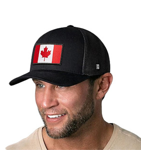 Gorra de <span class=keywords><strong>Camionero</strong></span> de Invierno Unisex de Lona y Terciopelo Personalizada de Canadá, de 5 Paneles, Impermeable, de Poliéster/Algodón, Venta al por Mayor, Fábrica OEM - Product Image 3