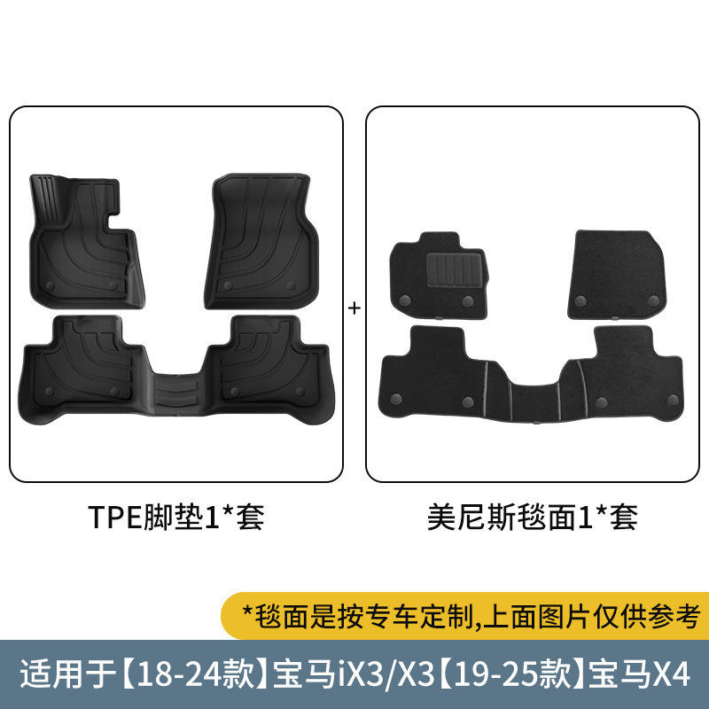 พรมปูพื้นสำหรับรถ IX3/X3 ปี 18-24 และ X4 ปี 19-25