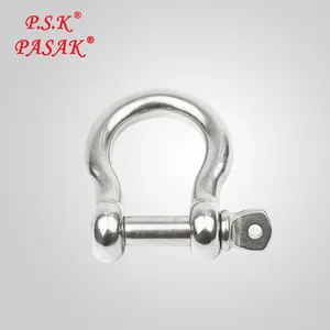 G209 US type Screw Pin Galvanized Forged Bow Strong Shackle