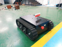 Gummi-Raupenketten ATV ROV Roboter 100m Tauchfähige Unterwasser-Drohne ROV Unterwasser-Roboter Servomotor Intelligenter Unterwasser-Pool-Reinigungsroboter