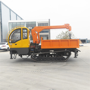 China Professional Manufacture Crawler Mounted Portable Mini <b>Crane</b> Capacity Steel Plate Construction Farm Home Use 490 - Product Image 2