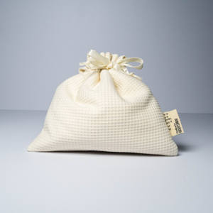 Sac à cordon de rangement cosmétique sac de rangement en tissu gaufré sacs mignons pour filles - Product Image 4