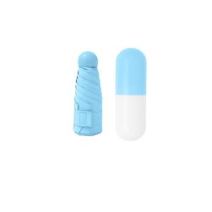 Capsule Mini Pocket <strong>Umbrella</strong> Clear <strong>Windproof</strong> 5 <strong>Folding</strong> <strong>Umbrellas</strong> Women Compact Rain <strong>Umbrella</strong> Gift Decorative Parasol - Product Image 4