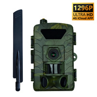 PR803 Cámara de Vigilancia para Exteriores 4G, 1296P, PIR, para Animales, Mascotas, Cámara de Seguimiento, 60MP, Visión Nocturna Infrarroja, Cámara de Caza para el Cuidado de Bebés y Mascotas